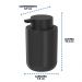 Porta Sabonete Líquido Bold Preto Dispenser Sabonete 300ml Banheiro Ou