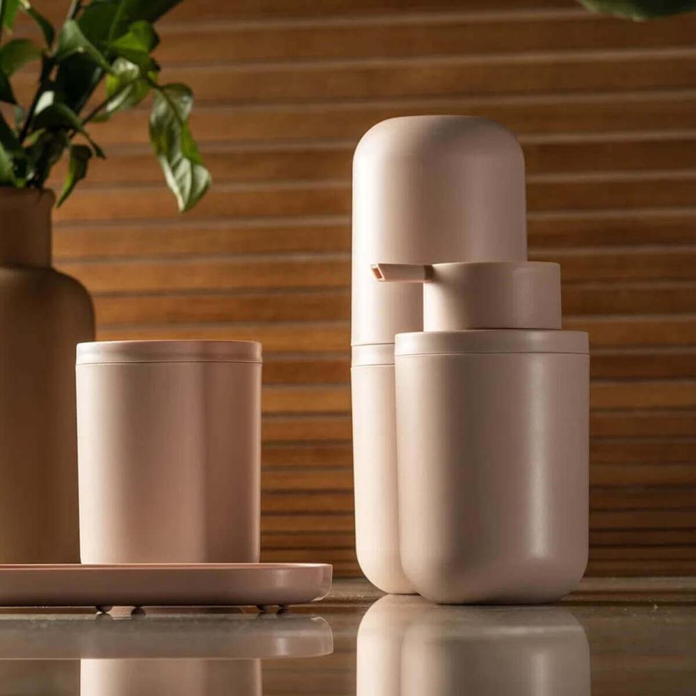 Porta Sabonete Líquido Bold Rosa Duna Dispenser Sabonete 300
