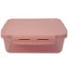 Pote Click Retangular 1280ml Com Tampa Hermética E Trava Rosa