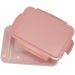 Pote Click Retangular 1280ml Com Tampa Hermética E Trava Rosa