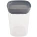 Pote Com Vedação Hermética Organizador Com Tampa Em Silicone 1 Litro Chumbo