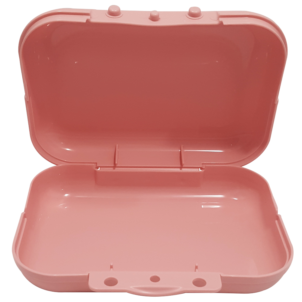 Pote De Sanduicheira Porta Lanche Ou Sanduiche Marmitou Rosa Quartzo