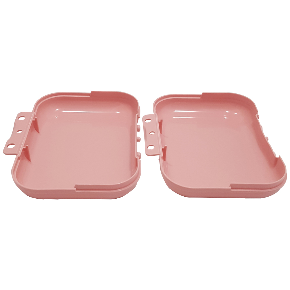 Pote De Sanduicheira Porta Lanche Ou Sanduiche Marmitou Rosa Quartzo