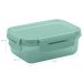 Pote Hermético 380ml Retangular Lanche Trava Click Verde OU