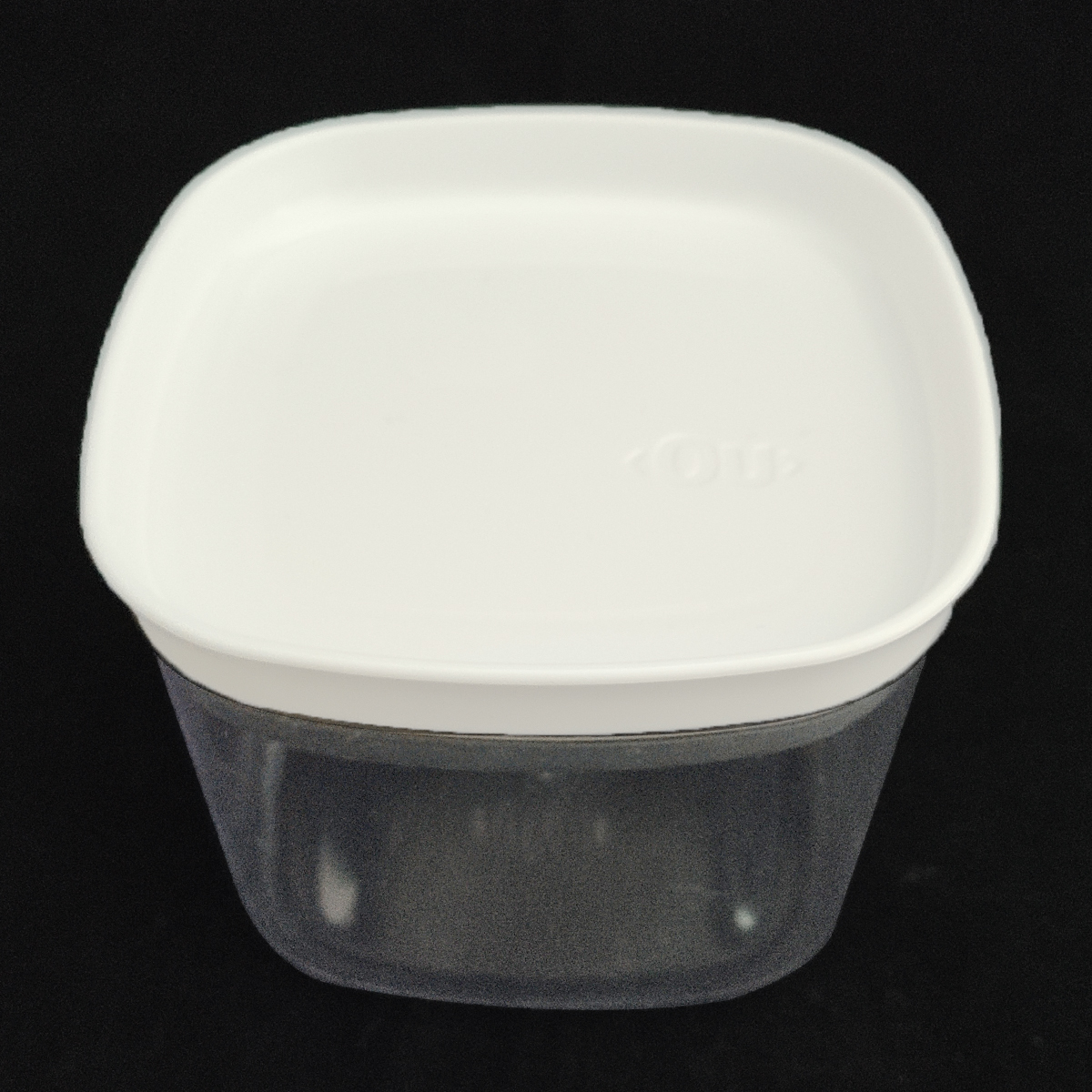 Pote Hermético 450ml Plástico Vedação Hermética Em Silicone Branco