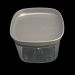 Pote Hermético 450ml Plástico Vedação Hermética Em Silicone Chumbo