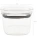 Pote Hermético 450ml Plástico Vedação Hermética Em Silicone Natural