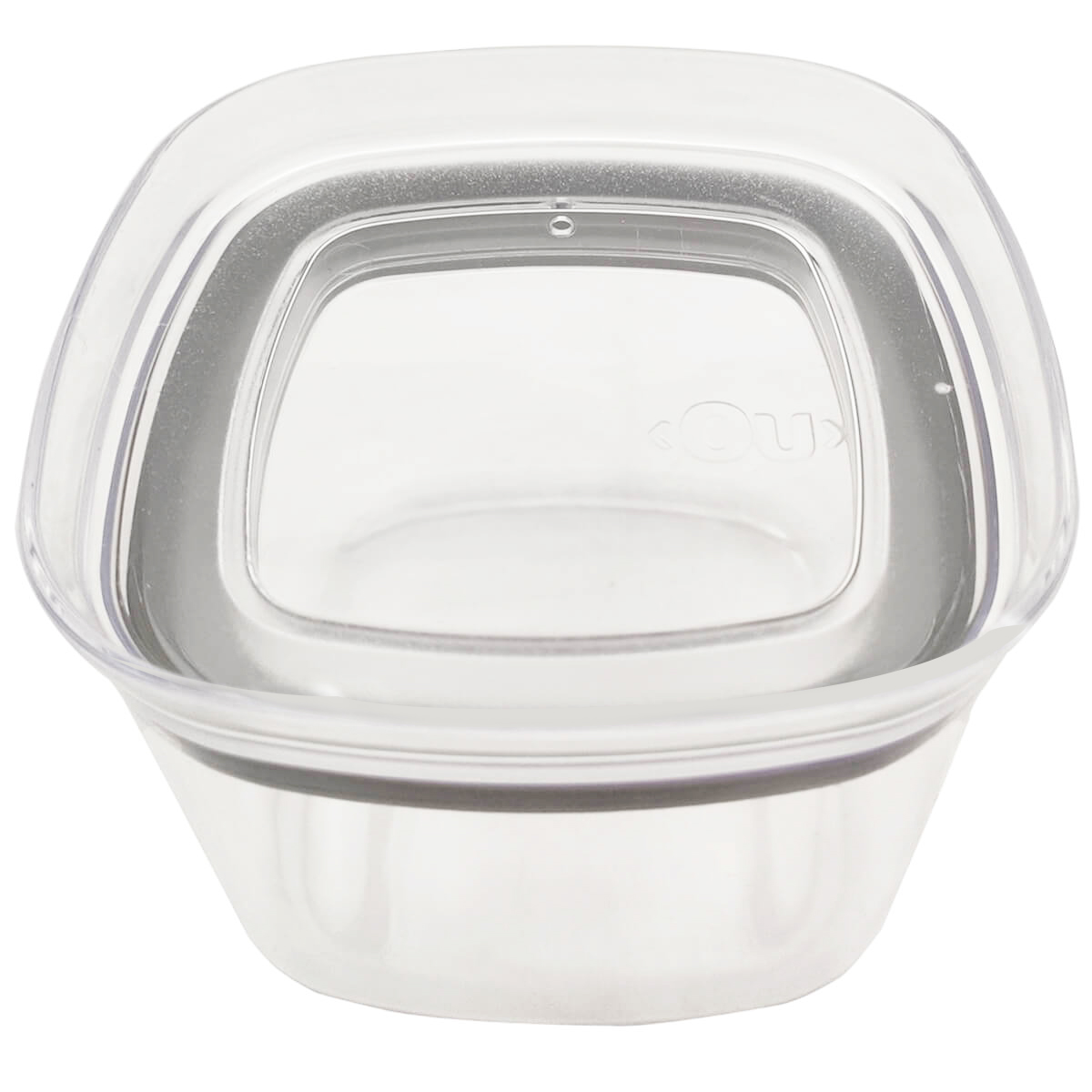 Pote Hermético 450ml Plástico Vedação Hermética Em Silicone Natural
