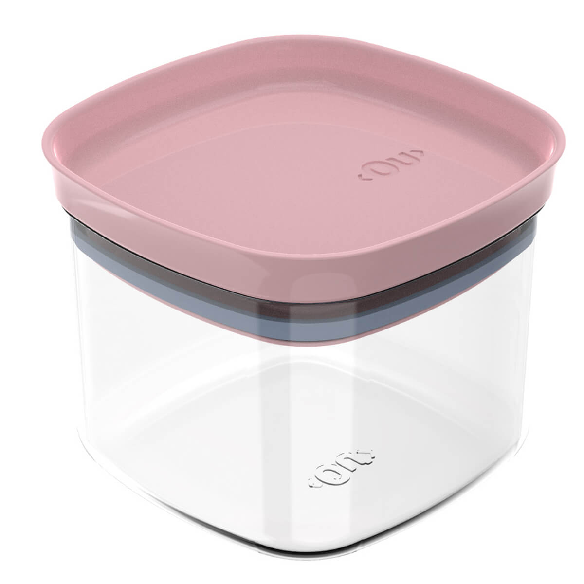 Pote Hermético 450ml Plástico Vedação Hermética Em Silicone Rosa