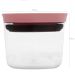 Pote Hermético 450ml Plástico Vedação Hermética Em Silicone Rosa
