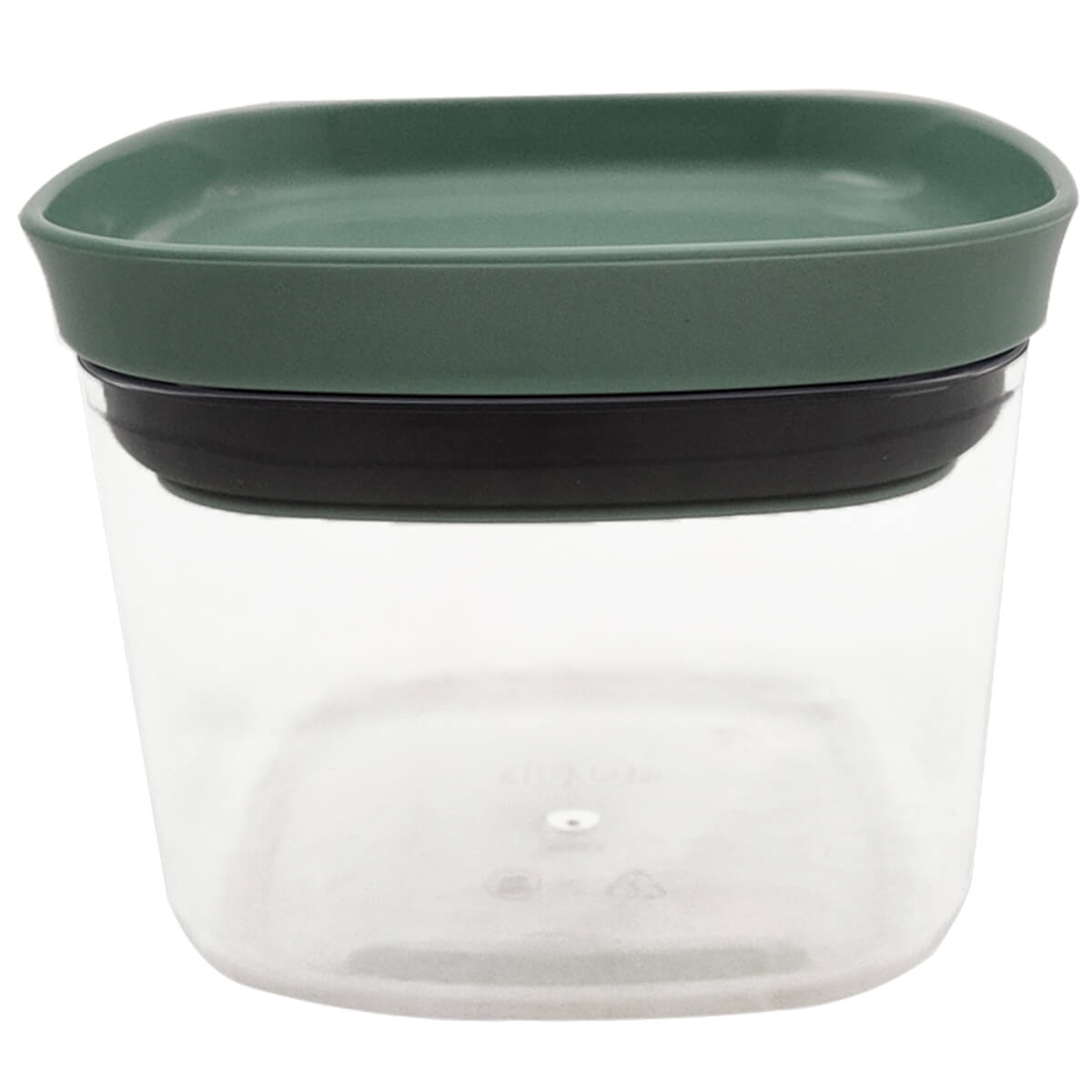 Pote Hermético 450ml Plástico Vedação Hermética Em Silicone Verde Menta