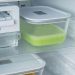 Pote Hermético De Vidro 1,2l Branco Ou Fresh Lock Para Geladeira Freezer Forno