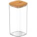 Pote Hermético Keep Ou 340ml Tampa de Bambu Recipiente Porta