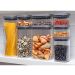 Pote Hermético Pequeno Retangular com Tampa 650ml Porta Mantimentos Cozinha Chumbo