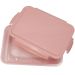 Pote Hermético Retangular 870ml Trava OU Click Lanche Rosa