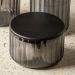 Pote Organizador de Algodão e Cotonete Groove Classic Chumbo