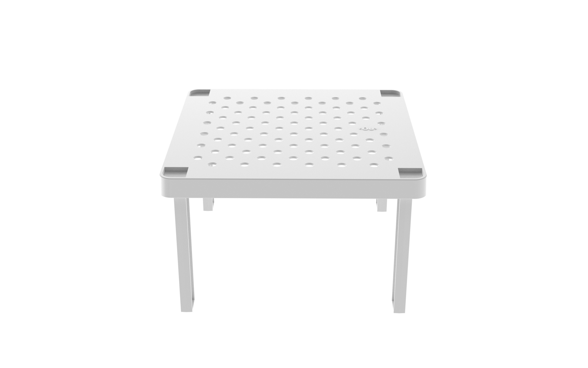 Prateleira organizadora Quadrada Branco Armário LEVEL OU PO200BCF 