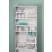 Prateleira organizadora Quadrada Branco Armário LEVEL OU PO200BCF 