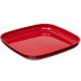 Prato Luna Mini Poliestireno 16,5x16,5cm Prato para Servir OU Vermelho