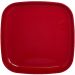 Prato Luna Mini Poliestireno 16,5x16,5cm Prato para Servir OU Vermelho