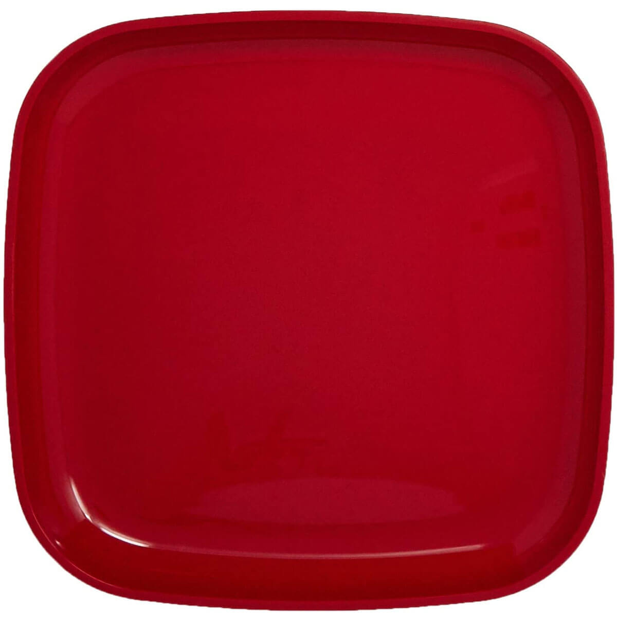 Prato Luna Mini Poliestireno 16,5x16,5cm Prato para Servir OU Vermelho