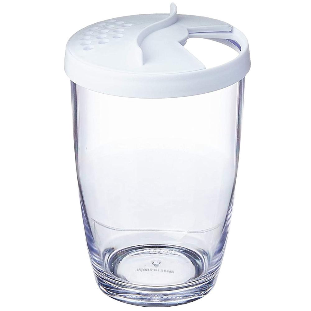 Queijeira Farinheira 350ml Pote para Queijo Ralado com Tampa de Duas Saídas OU Branco