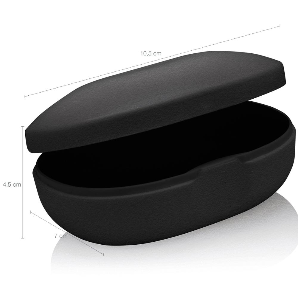 Saboneteira Bolsa Mala Viagem Estojo Porta Escovas Creme Dental Preto