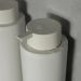 Saboneteira Dispenser 500ml Bege Eleve Sabonete Liquido Shampoo Parede Banheiro Ou
