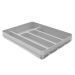 Separador Porta Talheres com Tampa Organizador de Gaveta Multiuso Logic Branco