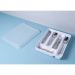 Separador Porta Talheres com Tampa Organizador de Gaveta Multiuso Logic Branco