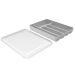 Separador Porta Talheres com Tampa Organizador de Gaveta Multiuso Logic Branco