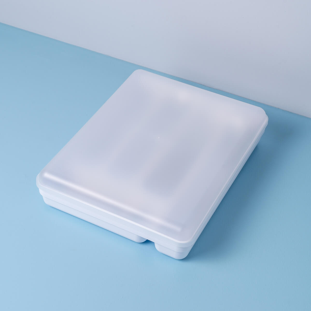 Separador Porta Talheres com Tampa Organizador de Gaveta Multiuso Logic Branco