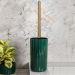 Suporte Com Escova Sanitária Groove Vaso Privada Banheiro Ou Bege Fechado