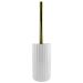 Suporte Com Escova Sanitária Groove Vaso Privada Banheiro Ou Branco Fechado