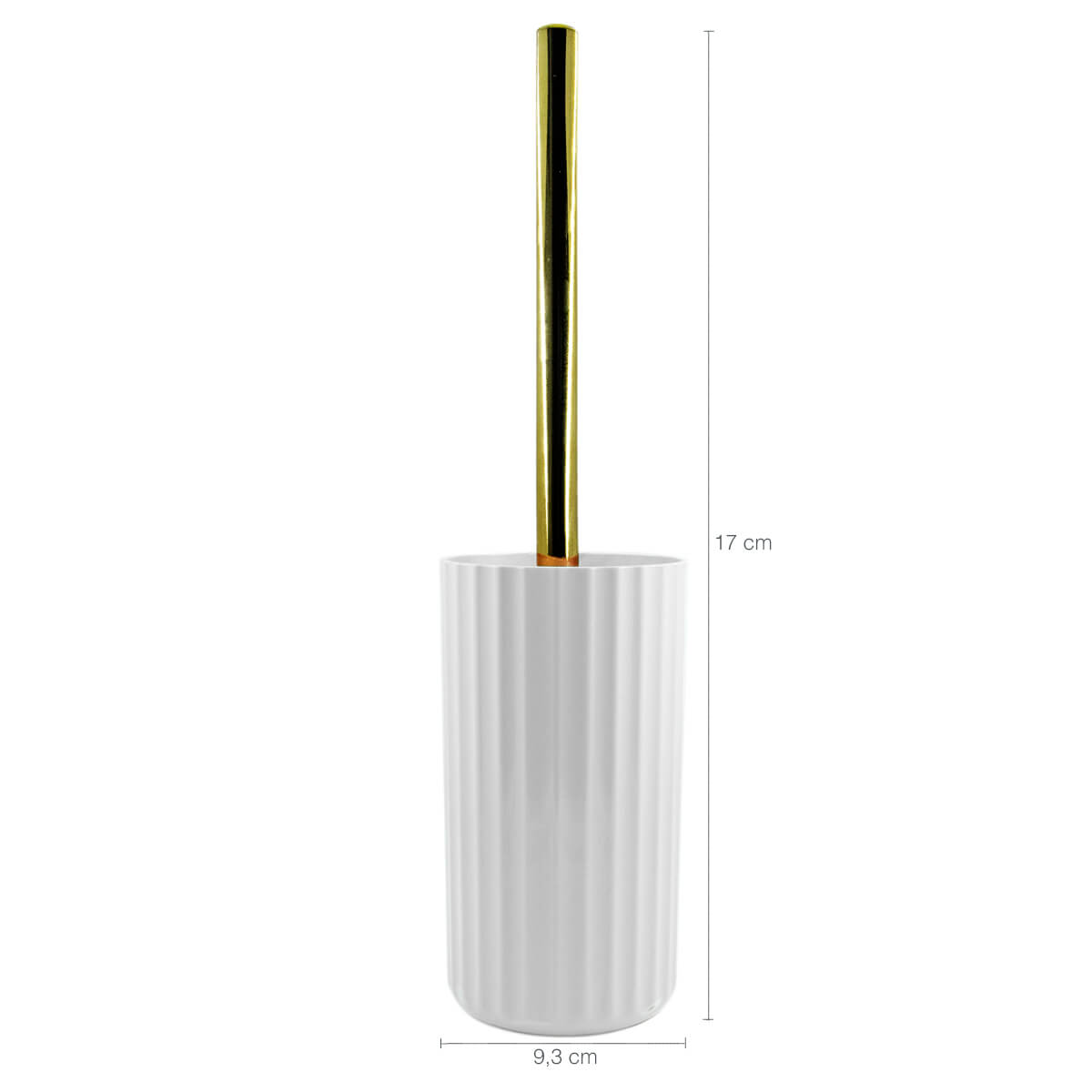 Suporte Com Escova Sanitária Groove Vaso Privada Banheiro Ou Branco Fechado