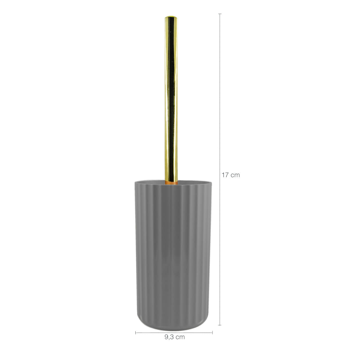 Suporte Com Escova Sanitária Groove Vaso Privada Banheiro Ou Chumbo Fechado