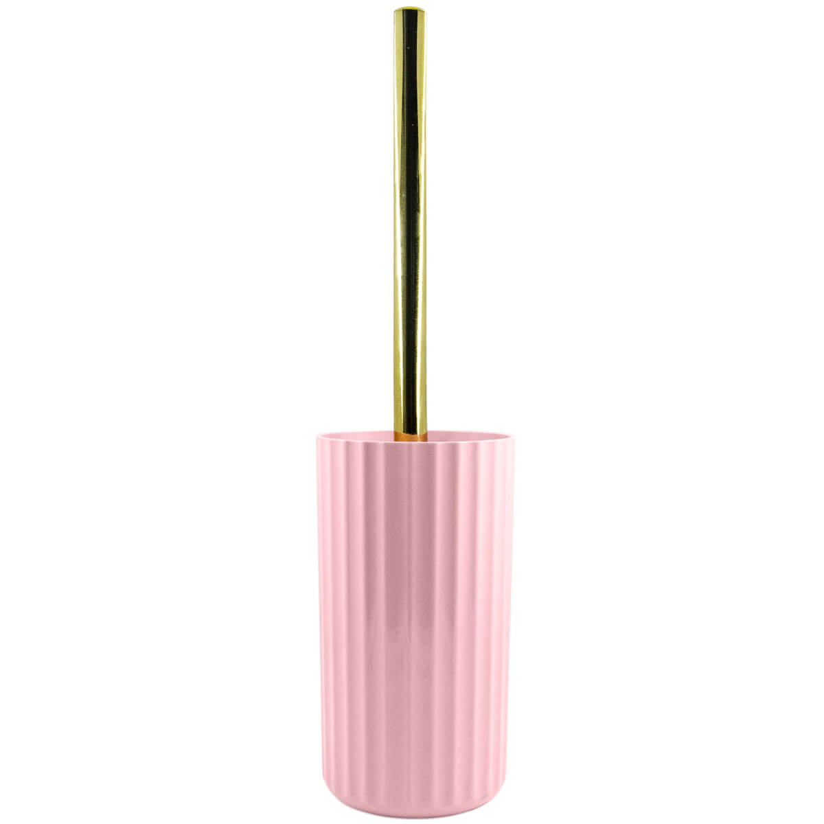 Suporte Com Escova Sanitária Groove Vaso Privada Banheiro Ou Rosa Quartz Fechado