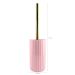 Suporte Com Escova Sanitária Groove Vaso Privada Banheiro Ou Rosa Quartz Fechado