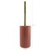 Suporte Com Escova Sanitária Groove Vaso Privada Banheiro Ou Terracota Fechado