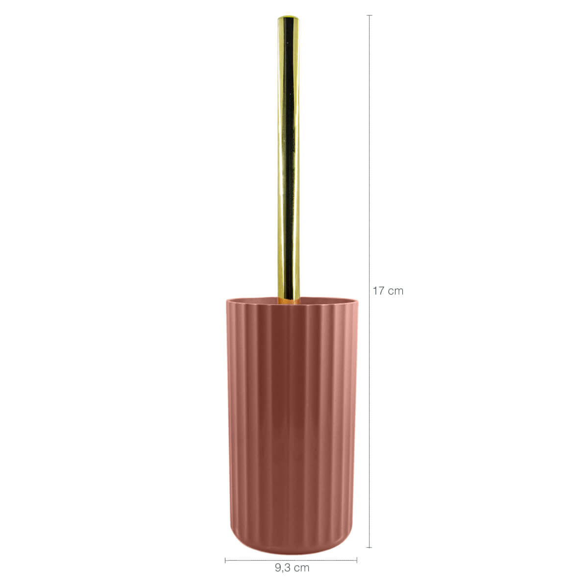 Suporte Com Escova Sanitária Groove Vaso Privada Banheiro Ou Terracota Fechado