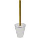 Suporte Escova Sanitária Vitra Vintage Vaso Privada Banheiro Dourado