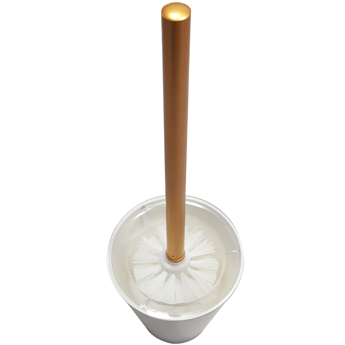 Suporte Escova Sanitária Vitra Vintage Vaso Privada Banheiro Dourado