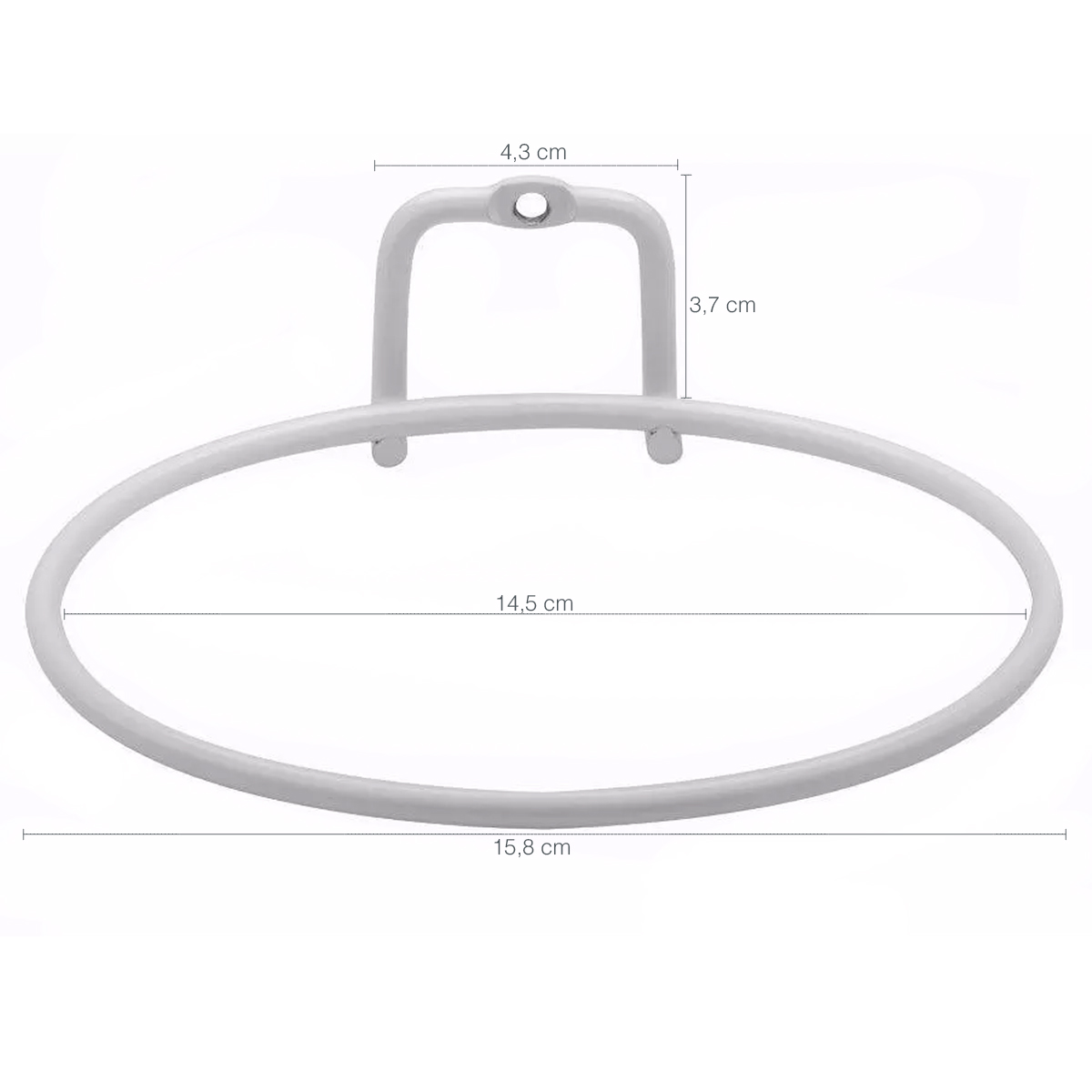 Suporte G Aço Pintura Epóxi Porta Vaso De Flor Jardim Parede