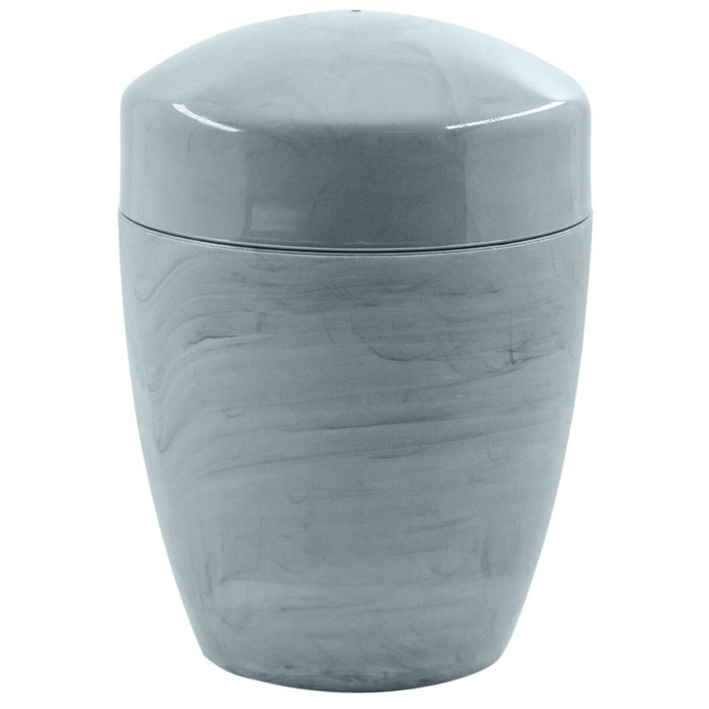Suporte Porta Algodão Cotonete Plastico Design Marmorizado Concreto Fechado