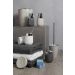 Suporte com escova sanitária banheiro vaso azul glacial OU SS425AZGF 