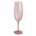 Taça Para Espumante Champagne 280ml Poliestireno Rosa Translúcido Ou