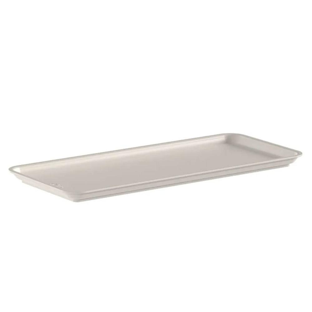 Tampa para Cesto Flow 3L Bege 27x12x1,3cm Caixa Organizadora