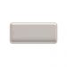 Tampa para Cesto Flow 3L Bege 27x12x1,3cm Caixa Organizadora