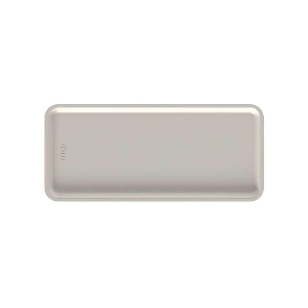 Tampa para Cesto Flow 3L Bege 27x12x1,3cm Caixa Organizadora