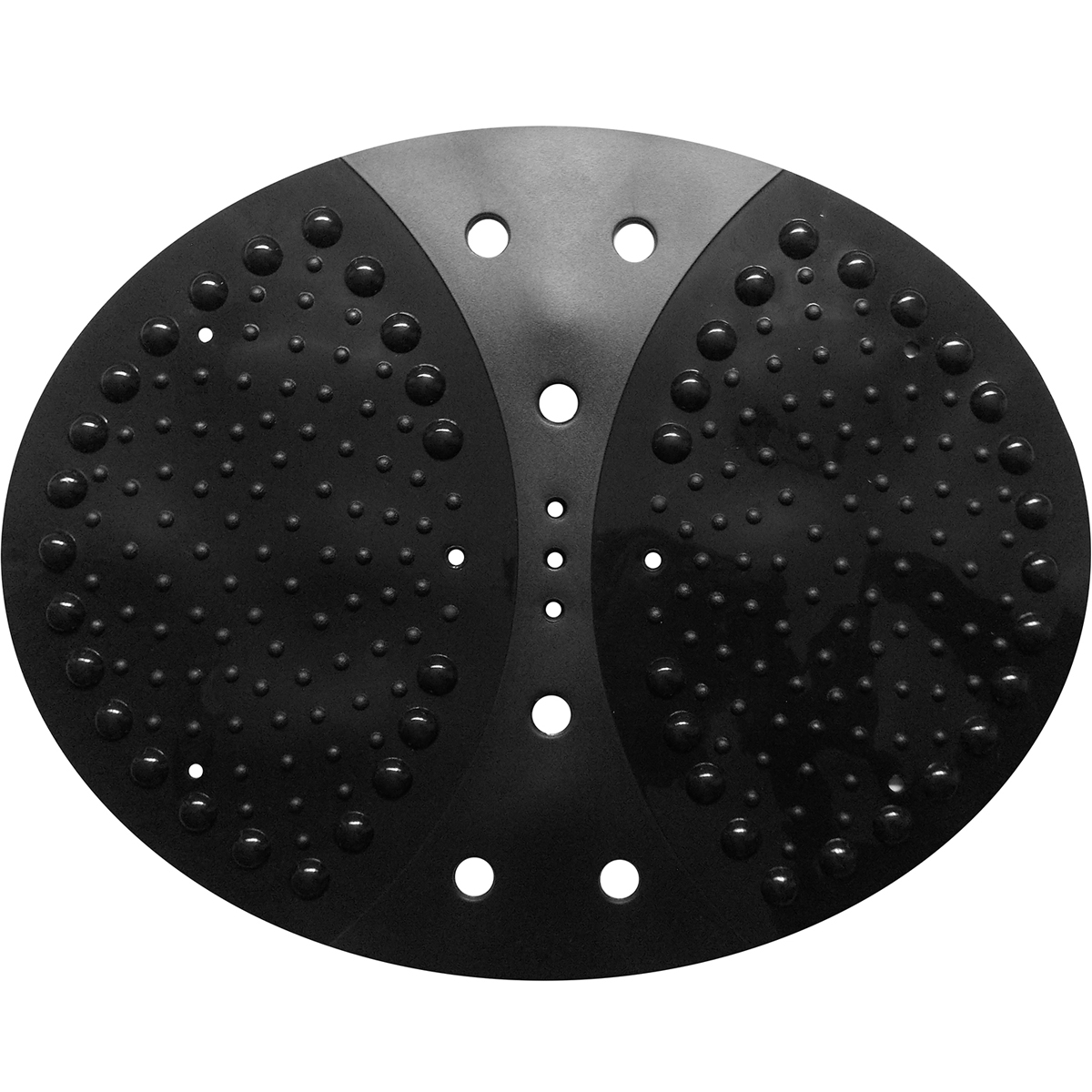 Tapete Box Banheiro 42x53cm Antiderrapante Ventosa Hidro Preto